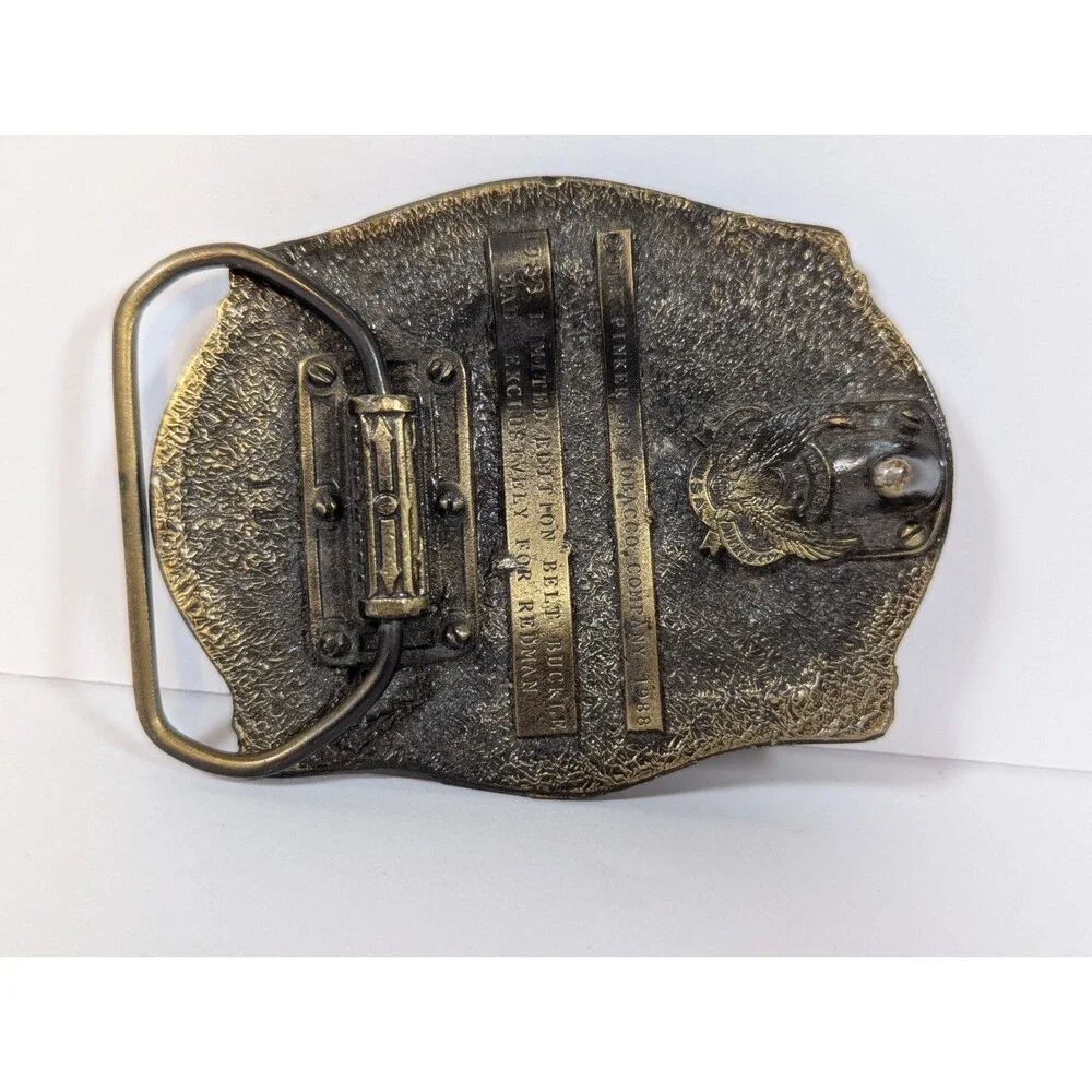 Red Man Tobacco Limited Edition Promotional Belt Buckle 1988